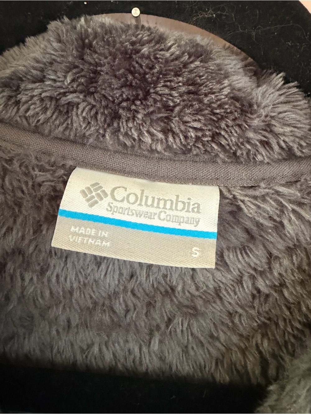Columbia Women's Gray Teddy Fleece Jacket SzS - Picture 3 of 4